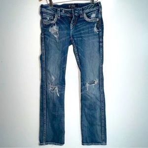 Silver Tuesdays Low Baby Boot Cut sz 27 length 31